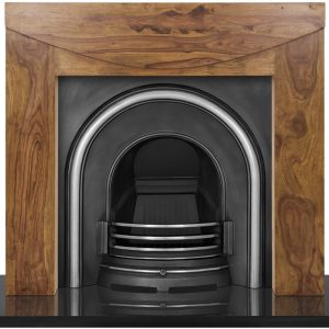 Celtic Arch Cast Iron Fireplace Insert