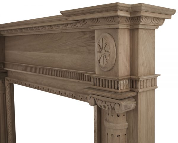 Ashleigh Wooden Fireplace Surround - Image 5