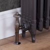 Crocus Wheel 15mm Inlet Thermostatic Radiator Valve (Black Nickel) - Image 4