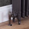 Crocus Wheel 15mm Inlet Thermostatic Radiator Valve (Black Nickel) - Image 3