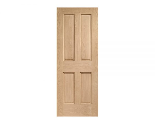 Victorian 4 Panel Solid Reclaimed Oak Doors
