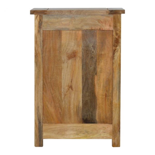 Hand Carved Country Fine Rustic Oak Chest Of 6 Drawers - Image 11