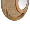 Hand Crafted Rattan Woven Round Mirror - Image 4