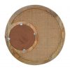 Hand Crafted Rattan Woven Round Mirror - Image 3