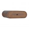 Hand Carved Wall Mounted Curved Chestnut Bedside Drawer - Image 6