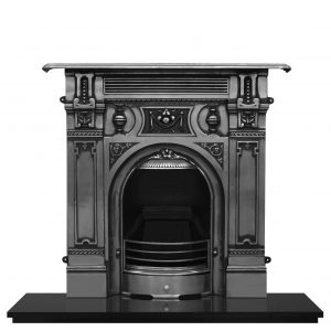 The Victorian Large Full Polished Cast Iron Combination