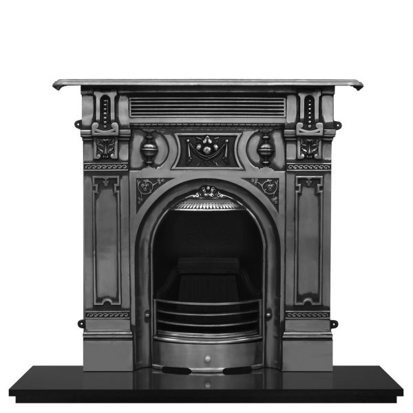 The Victorian Large Full Polished Cast Iron Combination
