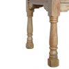 Hand Carved & Distressed Fine Oak Butterfly Dining Table - Image 5