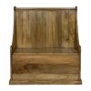 Hand Carved Fine Oak Church Monks Pew