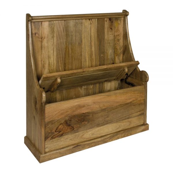 Hand Carved Fine Oak Church Monks Pew - Image 4