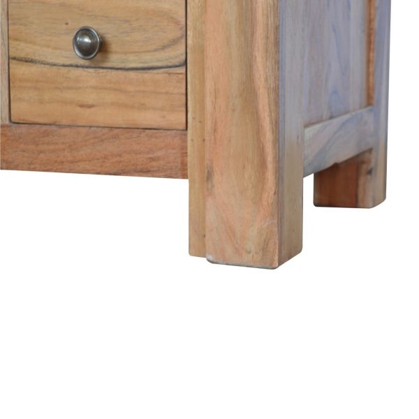 Hand Carved Country Rich Oak Media TV Unit (L) - Image 10