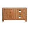 Hand Carved Country Rich Oak Media TV Unit (L) - Image 3