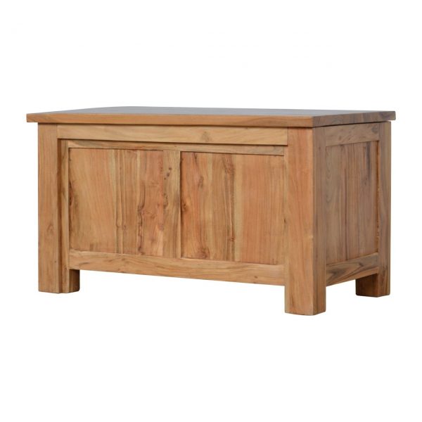 Handmade Country Fine Oak Ottoman - Image 4