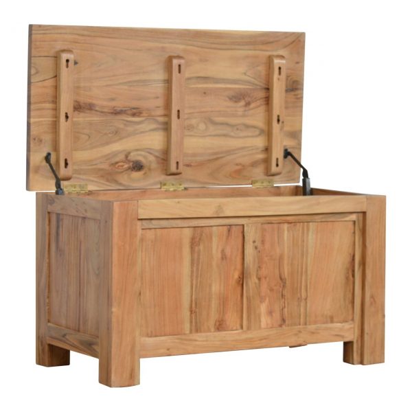 Handmade Country Fine Oak Ottoman - Image 5