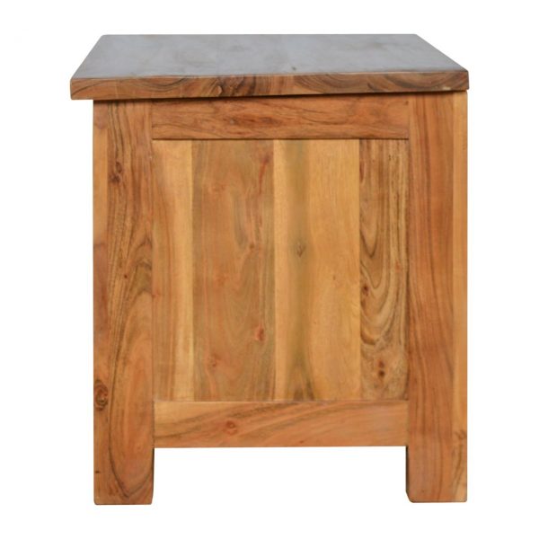 Handmade Country Fine Oak Ottoman - Image 9