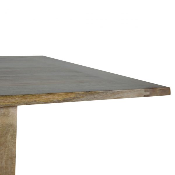 Hand Carved Natural Oak Butterfly (Seating 2 To 6) Dining Table - Image 4