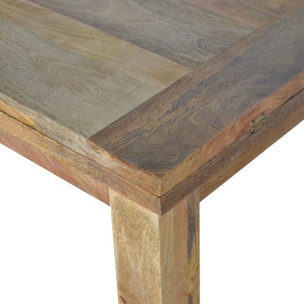 Hand Carved Natural Oak Butterfly (Seating 2 To 6) Dining Table - Image 9