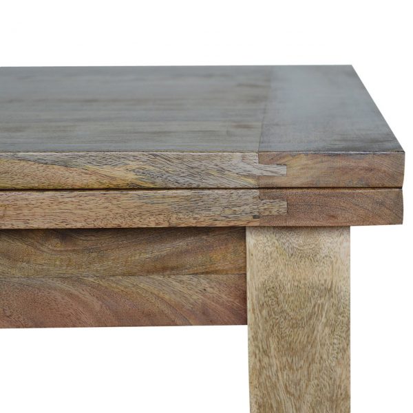 Hand Carved Natural Oak Butterfly (Seating 2 To 6) Dining Table - Image 10