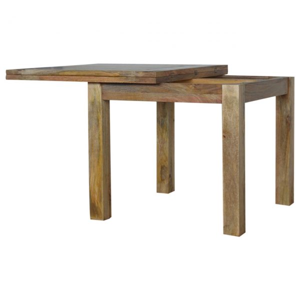 Hand Carved Natural Oak Butterfly (Seating 2 To 6) Dining Table - Image 12