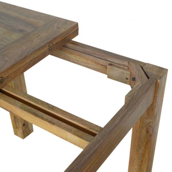 Hand Carved Natural Oak Butterfly (Seating 2 To 6) Dining Table - Image 2