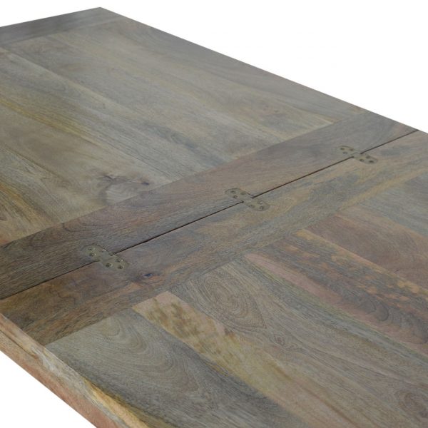 Hand Carved Natural Oak Butterfly (Seating 2 To 6) Dining Table - Image 3