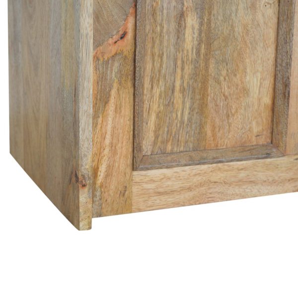 Small Hand Carved Fine Oak Monks Church Pew - Image 7