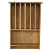 Hand Carved Fine Oak Wall Mounted Kitchen Plate Rack - Image 4