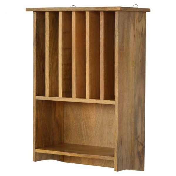Hand Carved Fine Oak Wall Mounted Kitchen Plate Rack - Image 3