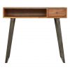Hand Crafted Mid Century Industrial Fine Oak Writing Desk