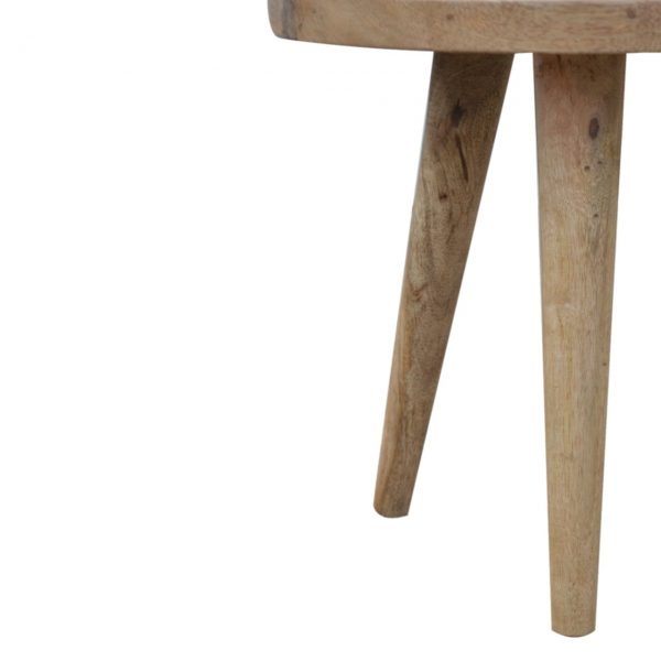 Set Of 3 Handmade Patchwork Scandinavian Fine Oak Stools - Image 7