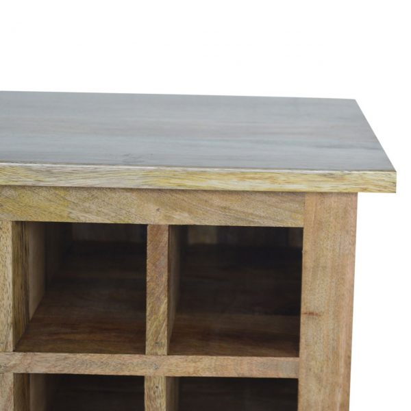 Hand Carved Fine Oak Kitchen Unit / Wine Rack - Image 7
