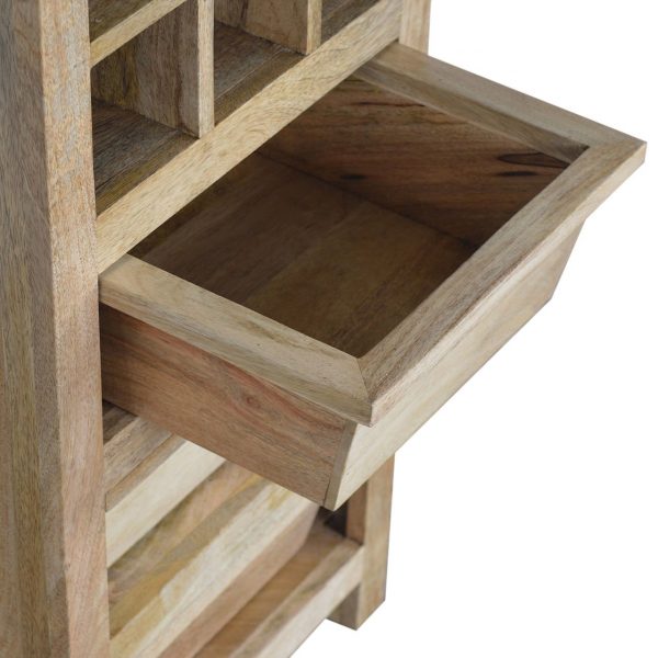 Hand Carved Fine Oak Kitchen Unit / Wine Rack - Image 9