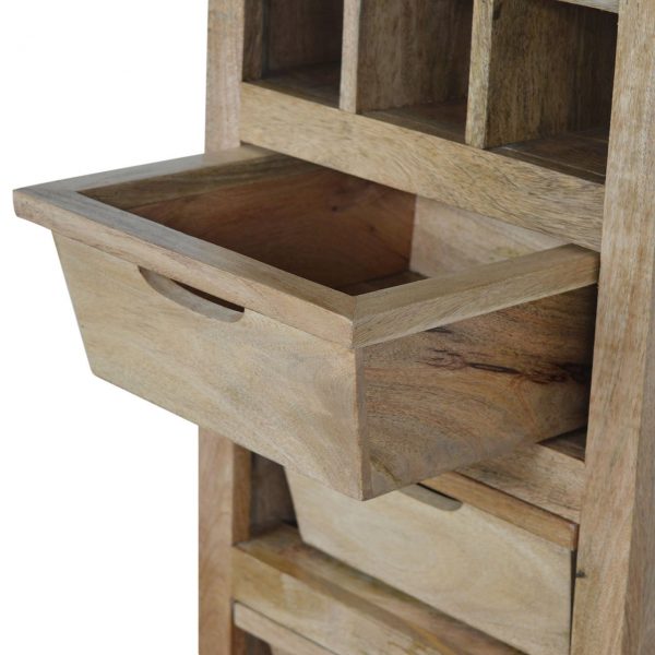 Hand Carved Fine Oak Kitchen Unit / Wine Rack - Image 10