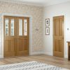 Victorian 4 Panel Reclaimed Solid Oak Internal Interior Unfinished Door - Image 5