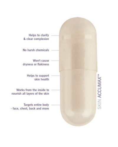 Skin Accumax 400 capsule value pack - 4 month course - Image 2